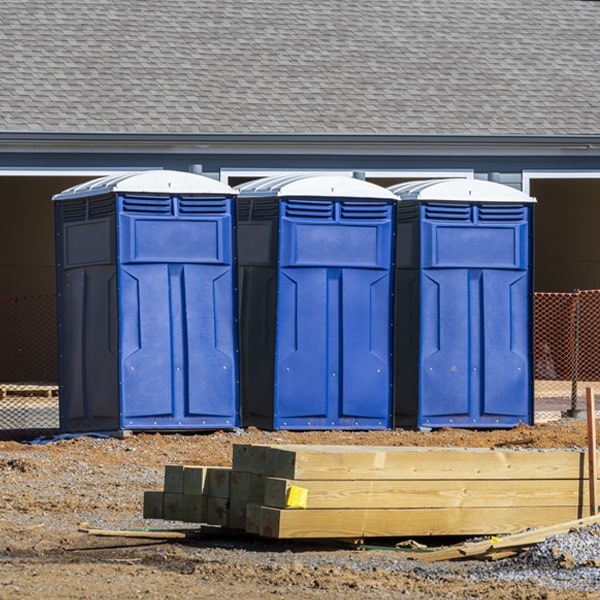 how can i report damages or issues with the porta potties during my rental period in San Quentin California